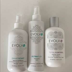 evolvH leavein conditioner hairspray styling creme